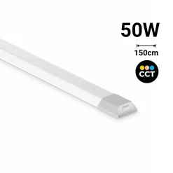 Luminaria lineal LED con caja de empalme - 3CCT - 50W - 150cm