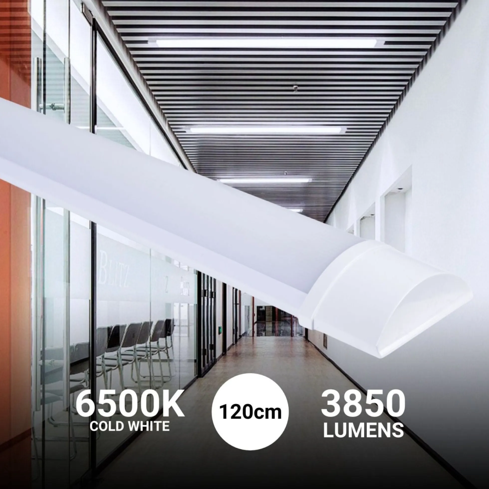 Luminaria lineal LED de alta potencia - 36W - 120cm - IP20