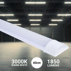 Luminaria lineal LED de alta potencia - 18W - 60cm - IP20
