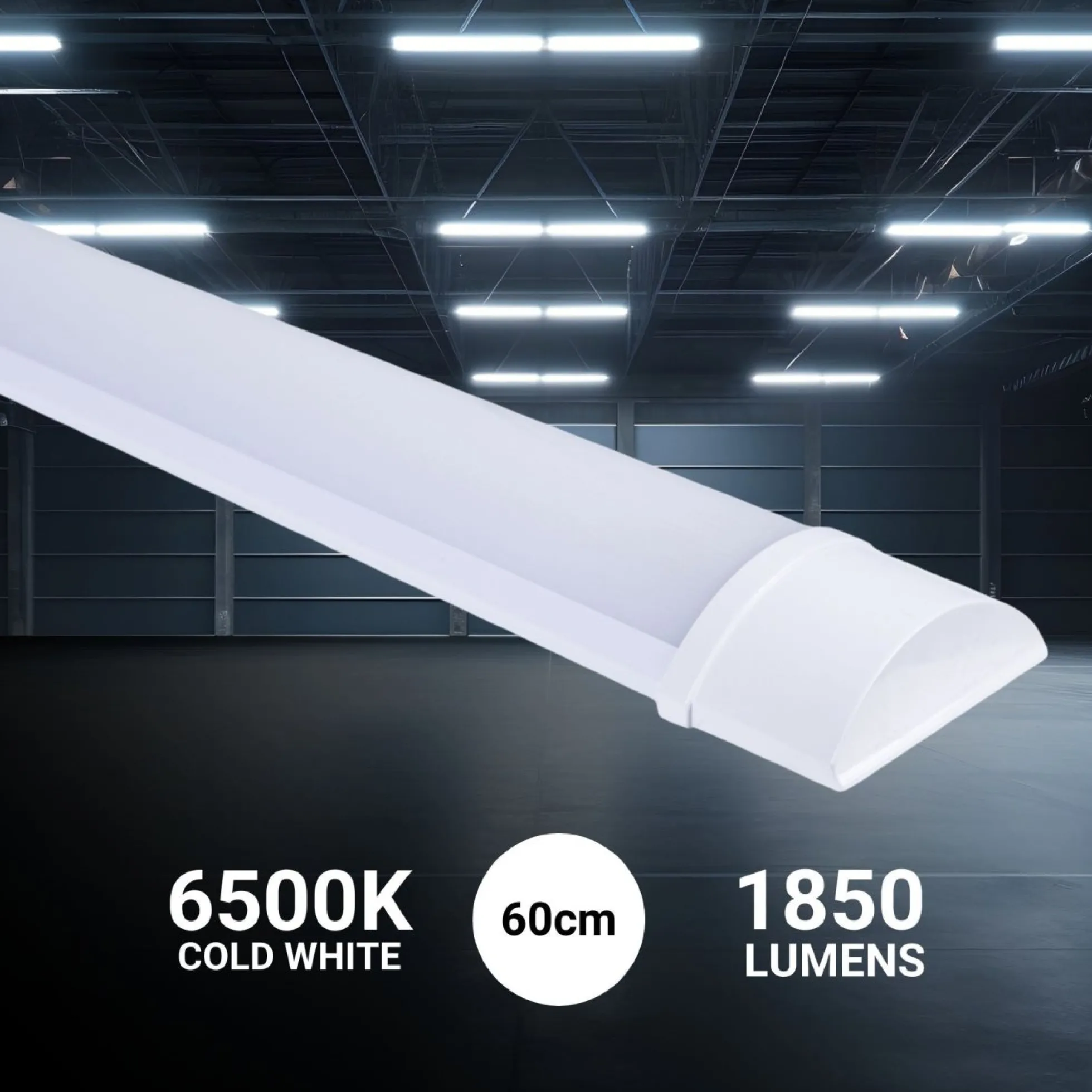 Luminaria lineal LED de alta potencia - 18W - 60cm - IP20