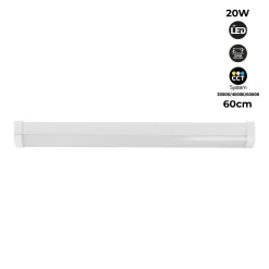 Luminaria lineal LED de alta potencia CCT - 20W - 60cm