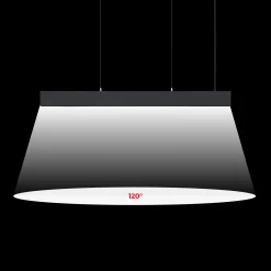 Luminaria lineal LED de suspensión / superficie 36W - Slim - 120cm - 2500lm