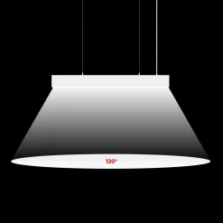Luminaria lineal LED de suspensión / superficie 24W - Slim - 80cm - 1700lm