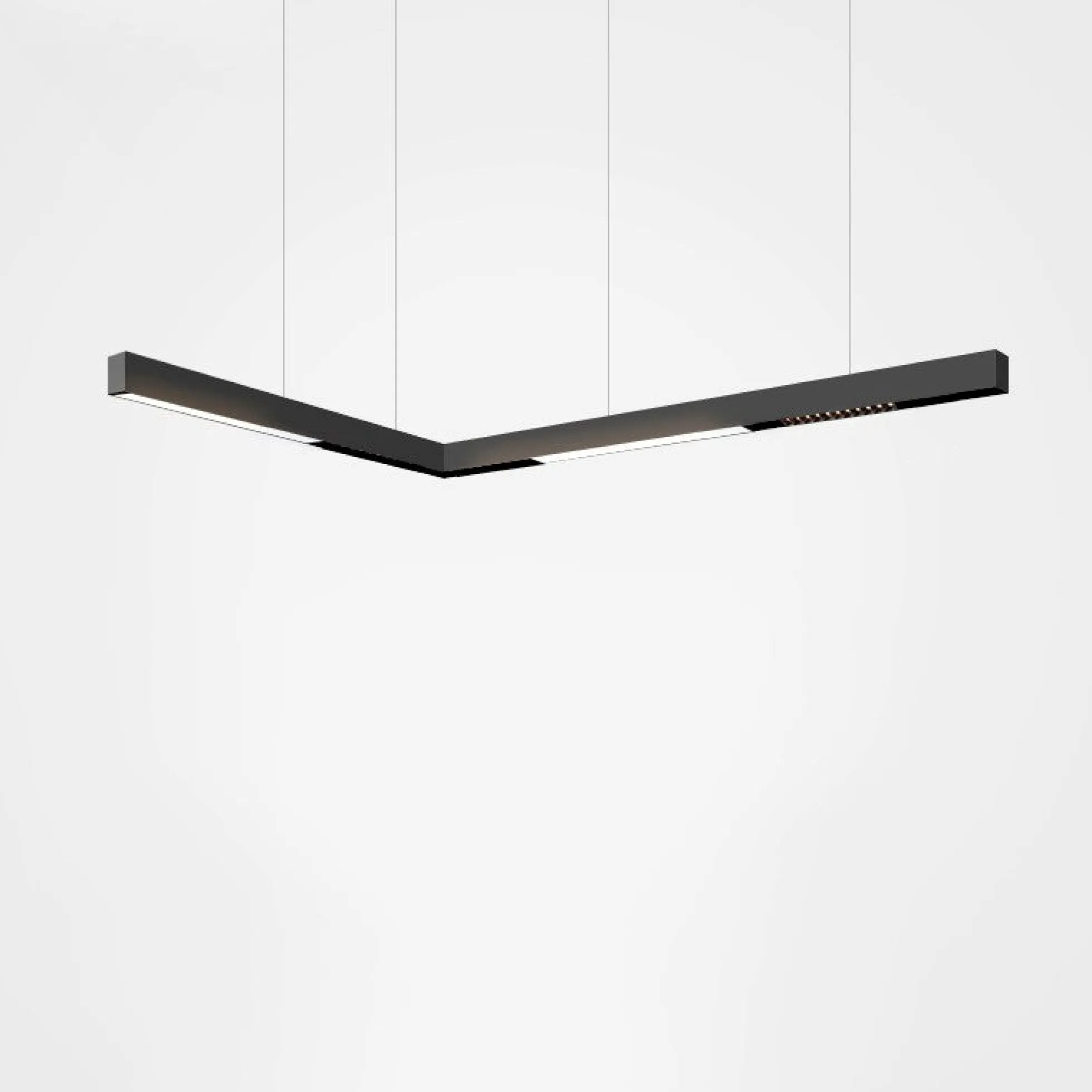 Luminaria lineal LED opal para carril magnético 48V - 20W