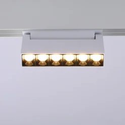 Luminaria lineal LED orientable para carril magnético 48V - 6W - UGR16