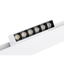 Luminaria lineal LED orientable para carril magnético 48V - 6W - UGR16