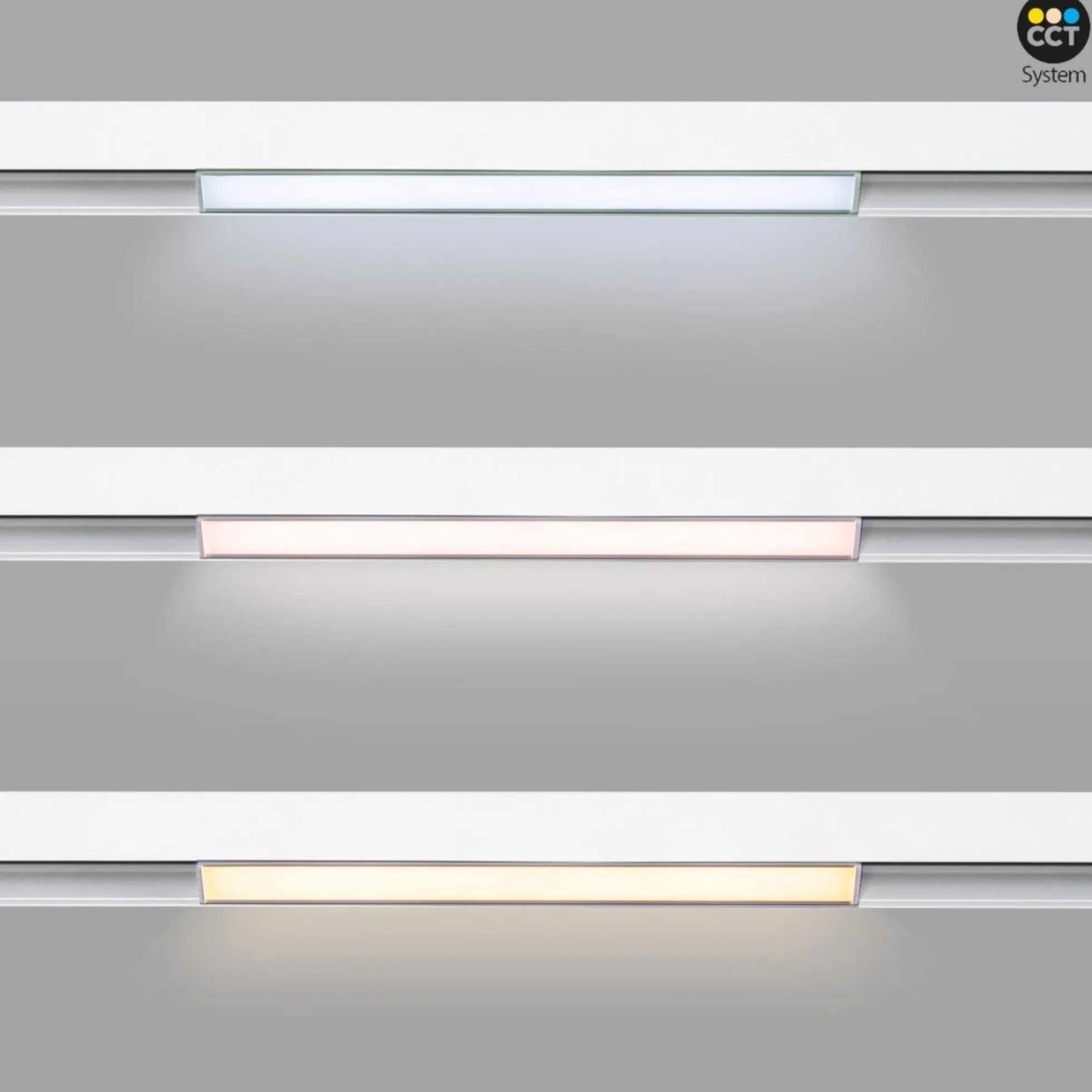 Luminaria lineal opal para carril magnético CCT - 12W - Mi Light