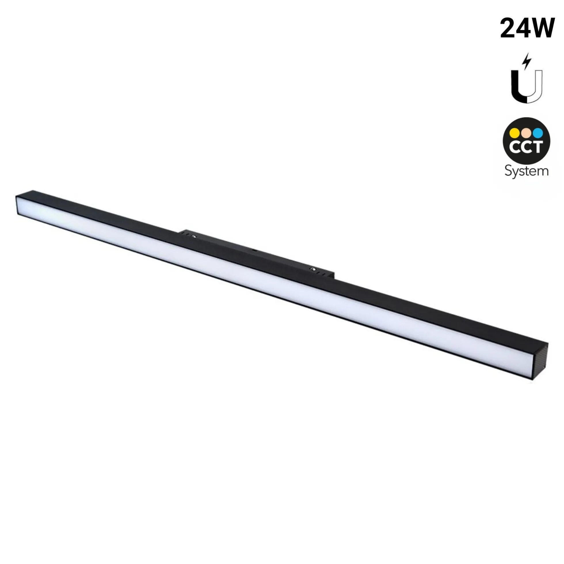 Luminaria lineal opal para carril magnético CCT - 24W - Mi Light