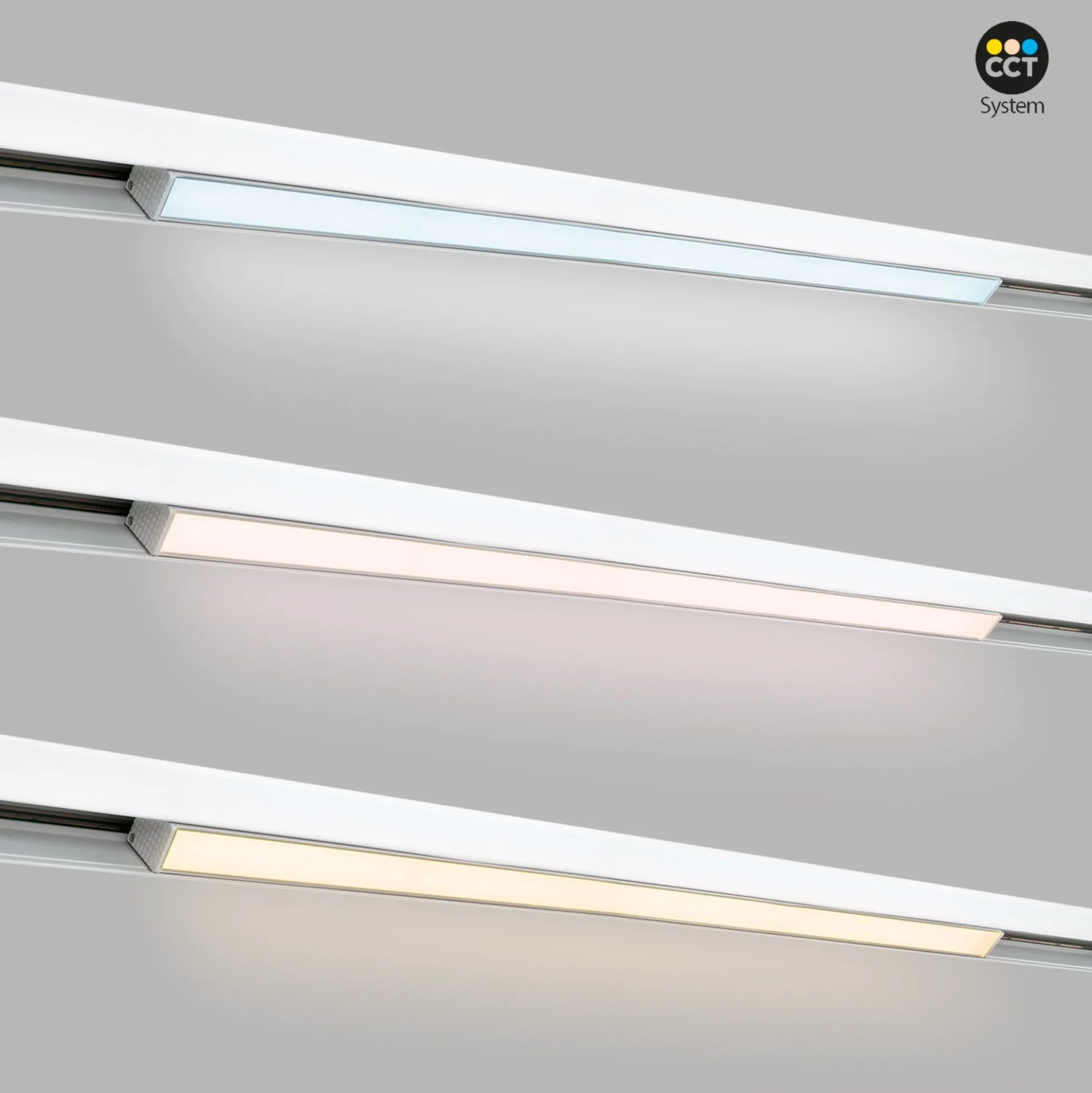 Luminaria lineal opal para carril magnético CCT - 24W - Mi Light