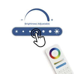 Luminaria lineal opal para carril magnético RGB + CCT - 12W - Mi Light - Blanco