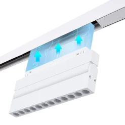 Luminaria lineal orientable para carril magnético CCT - 10W - UGR18 - Mi Light