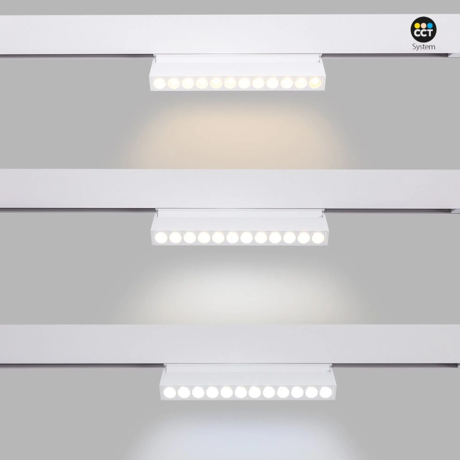 Luminaria lineal orientable para carril magnético CCT - 10W - UGR18 - Mi Light