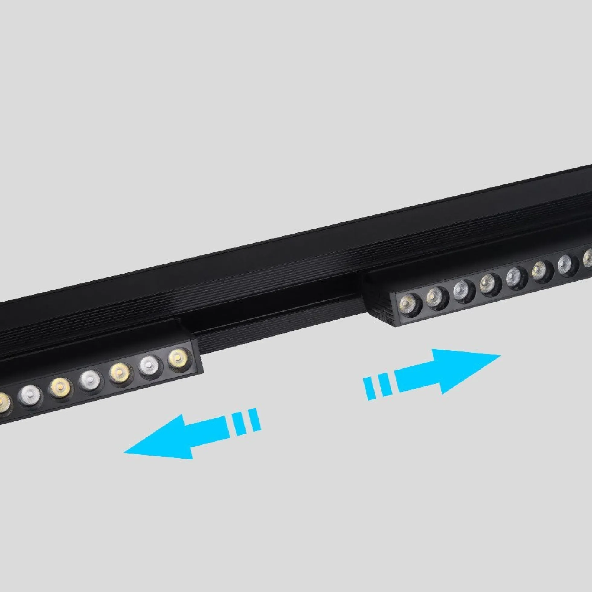 Luminaria lineal orientable para carril magnético CCT - 10W - UGR18 - Mi Light