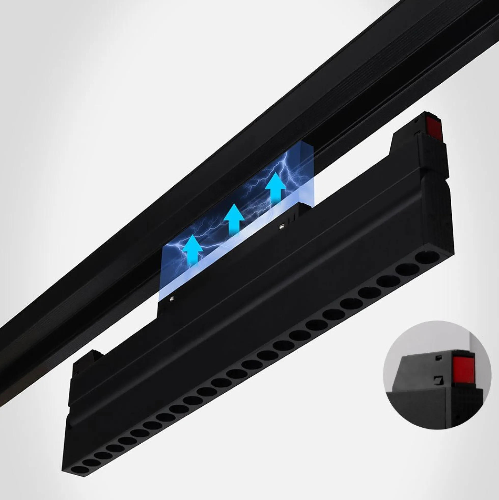 Luminaria lineal orientable para carril magnético CCT - 20W - UGR18 - Mi Light