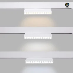Luminaria lineal orientable para carril magnético RGB + CCT - 6W - UGR18 - Mi Light