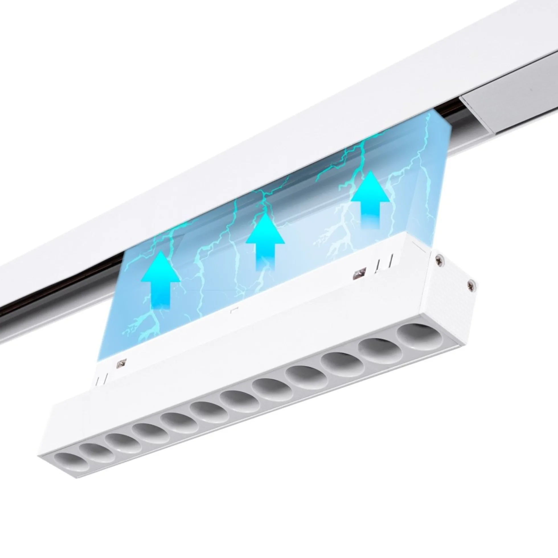 Luminaria lineal para carril magnético CCT - 10W - UGR18 - Mi Light