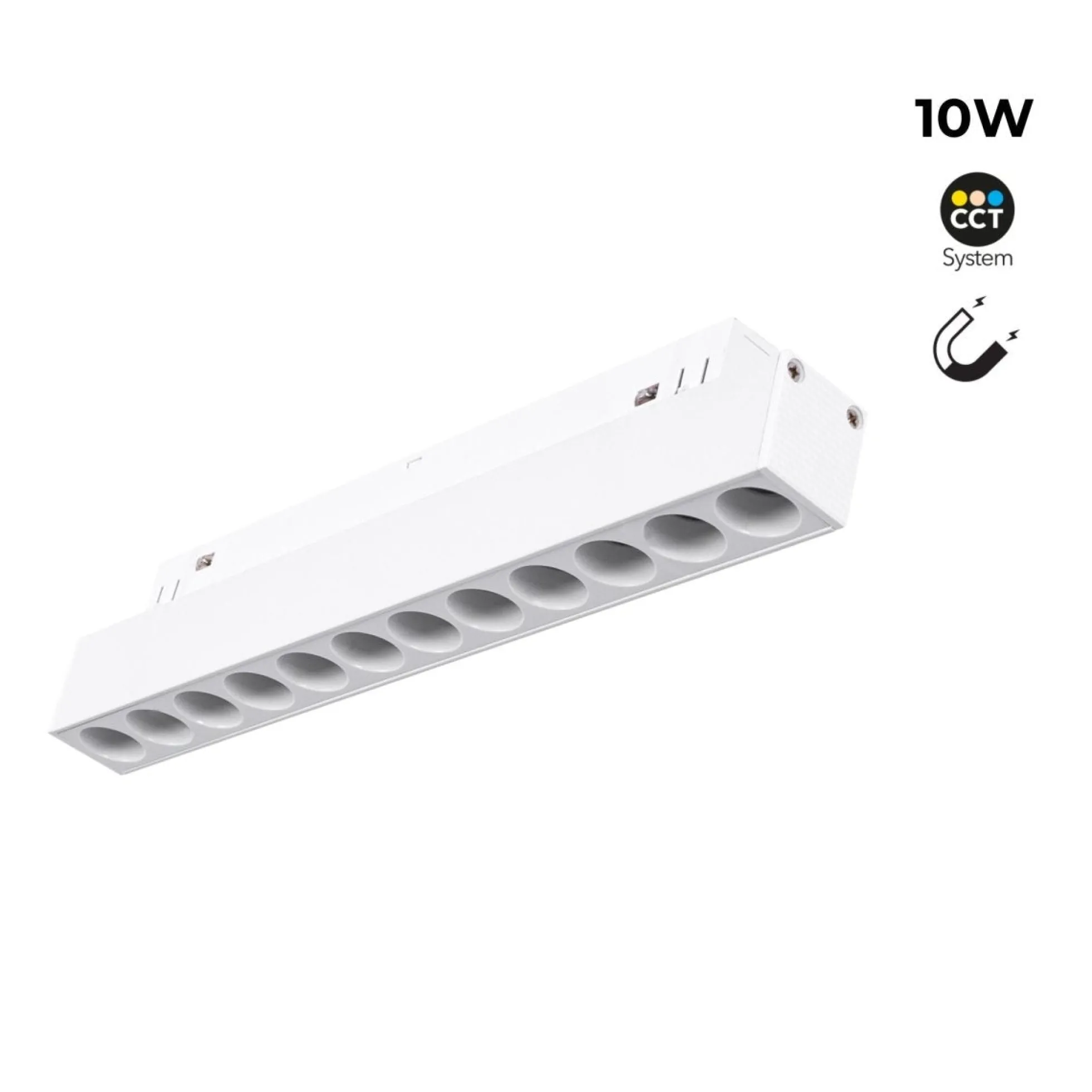 Luminaria lineal para carril magnético CCT - 10W - UGR18 - Mi Light