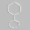 Luminaria lineal para hexágono - 6500K - 40 x 4cm