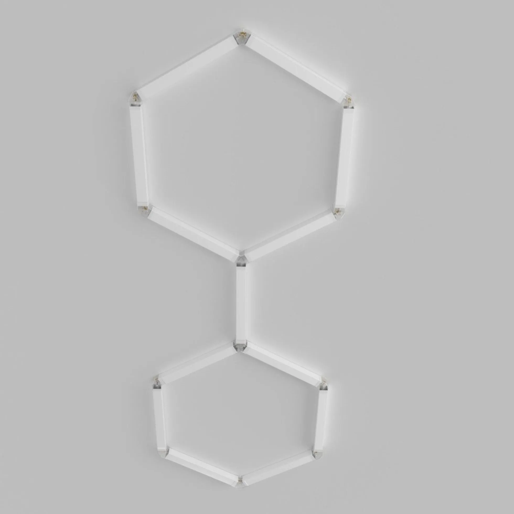Luminaria lineal para hexágono - 6500K - 40 x 4cm