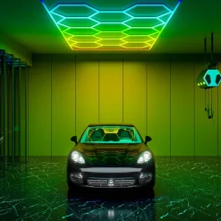 Luminaria lineal para hexágono - RGB IC - 44 cm