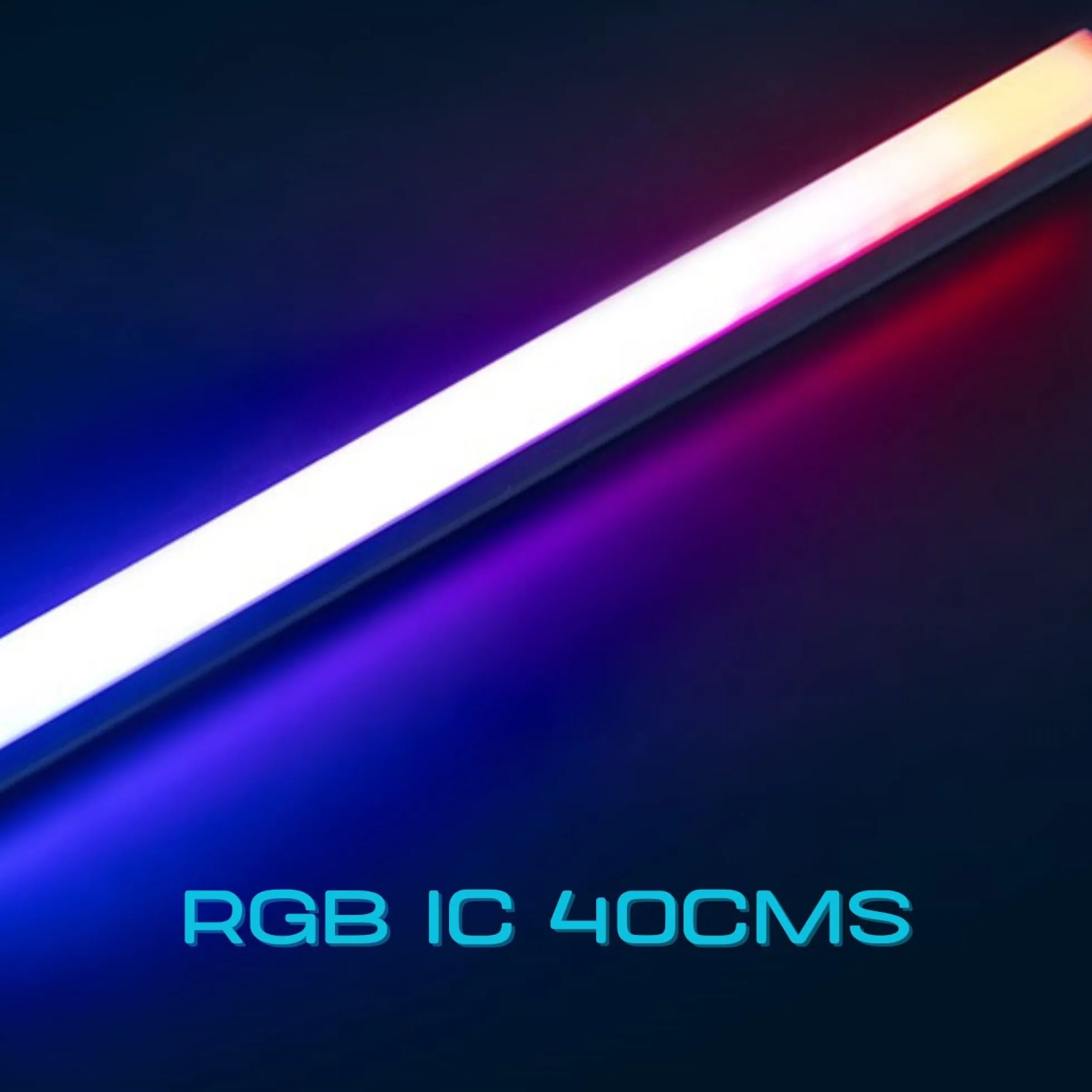 Luminaria lineal para hexágono - RGB IC - 44 cm