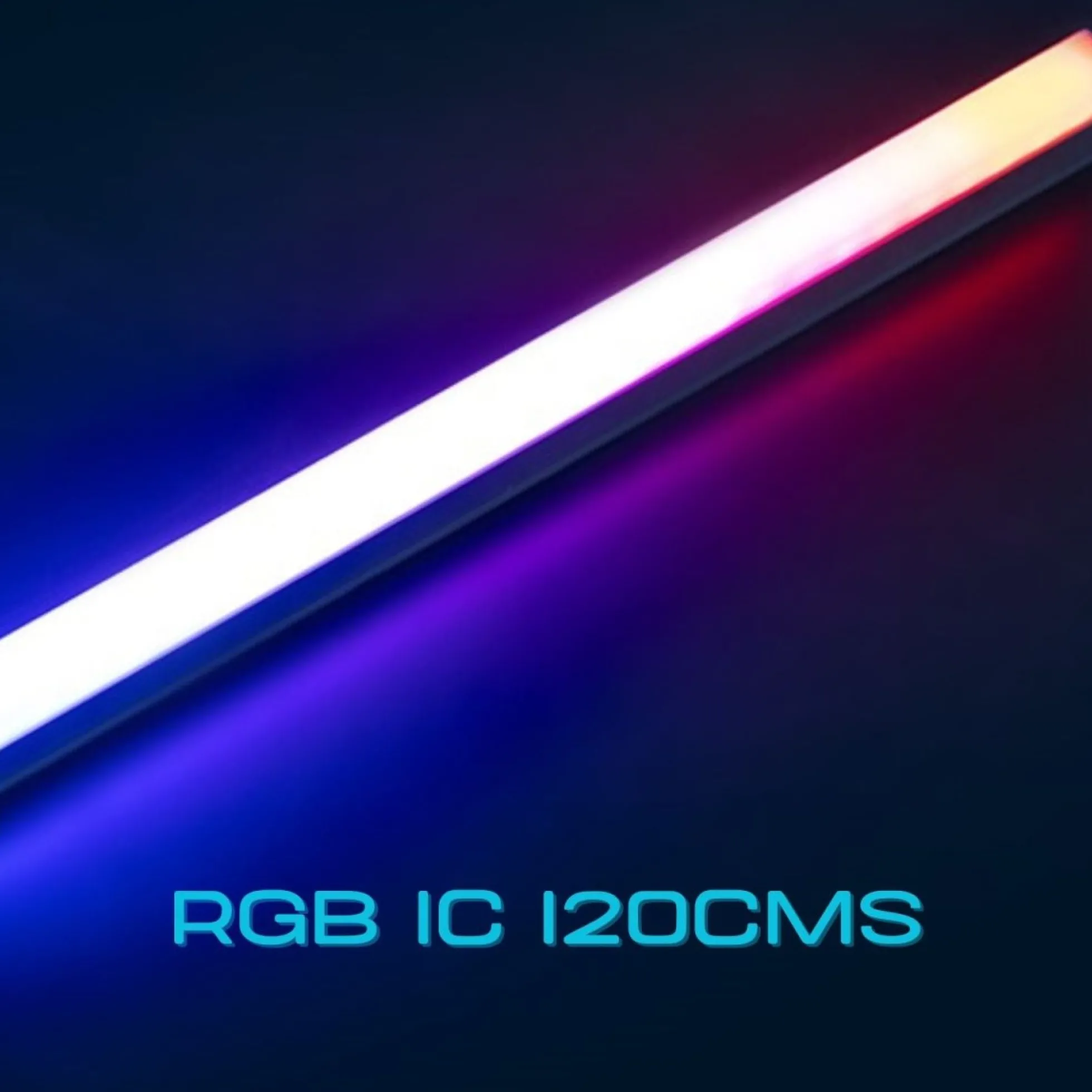 Luminaria lineal para hexágono - RGB IC - 120 cm