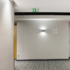 Luz de emergencia permanente con pictograma