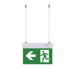 Luz de emergencia permanente con pictograma