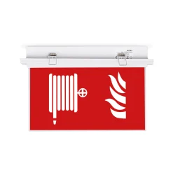 Luz de emergencia permanente con pictograma