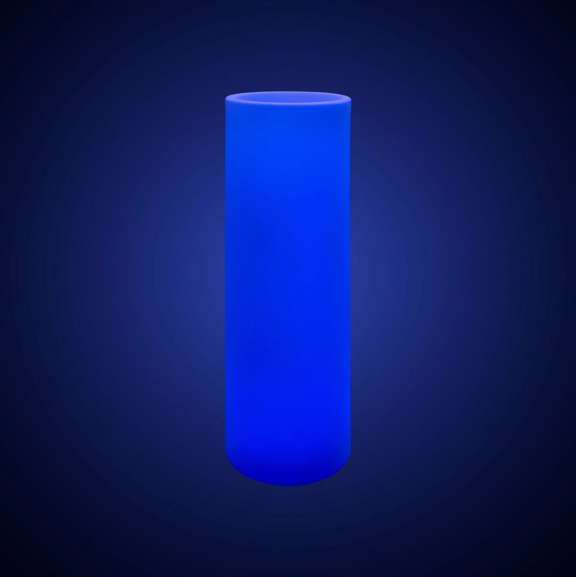Macetero cilíndrico LED RGBW - 7W - 115 x Ø 40cm - Recargable