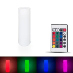 Macetero cilíndrico LED RGBW - 7W - 115 x Ø 40cm - Recargable