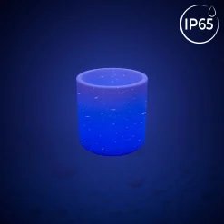 Macetero cilíndrico LED RGBW - 5W - 40 x Ø 40cm - Recargable