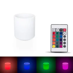 Macetero cilíndrico LED RGBW - 5W - 40 x Ø 40cm - Recargable