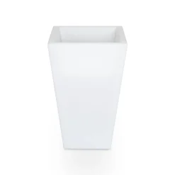 Macetero cuadrado LED RGBW - 24W - Recargable - Mando a distancia