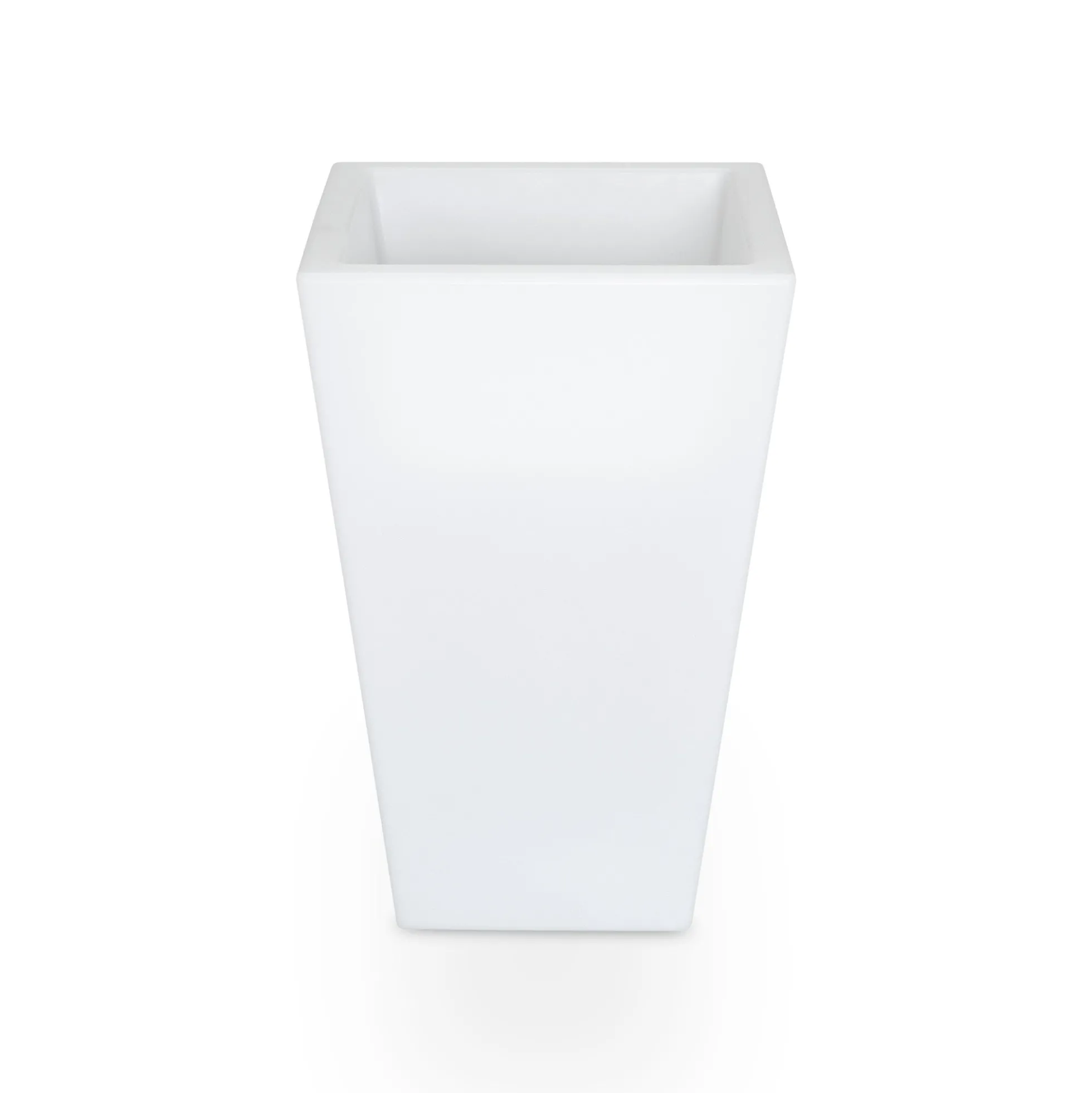 Macetero cuadrado LED RGBW - 24W - Recargable - Mando a distancia