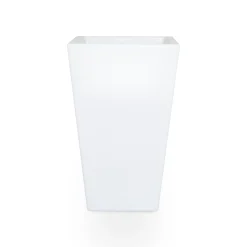 Macetero cuadrado LED RGBW - 24W - Recargable - Mando a distancia