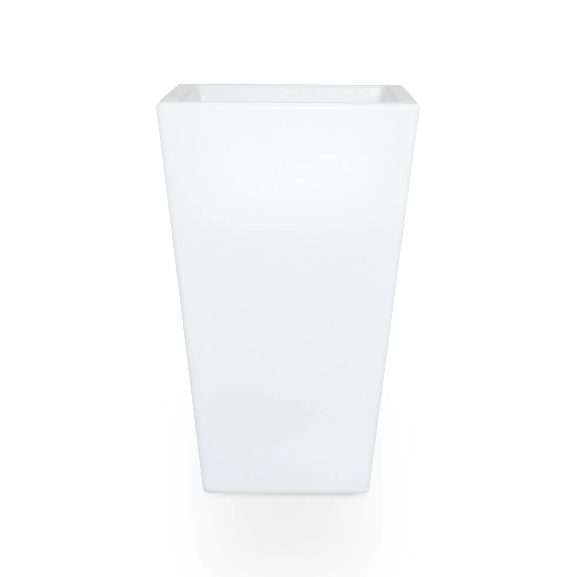 Macetero cuadrado LED RGBW - 24W - Recargable - Mando a distancia