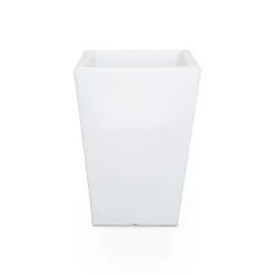 Macetero cuadrado LED RGBW - 12W - Recargable - Mando a distancia