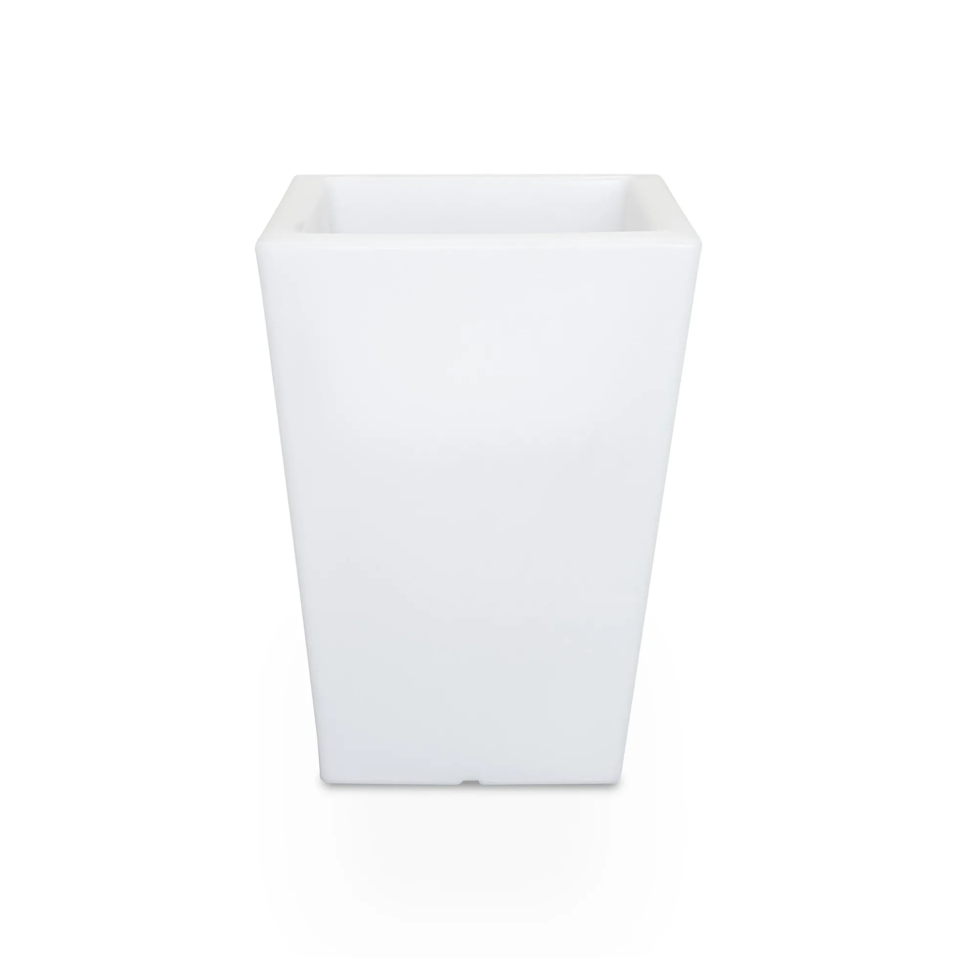 Macetero cuadrado LED RGBW - 12W - Recargable - Mando a distancia