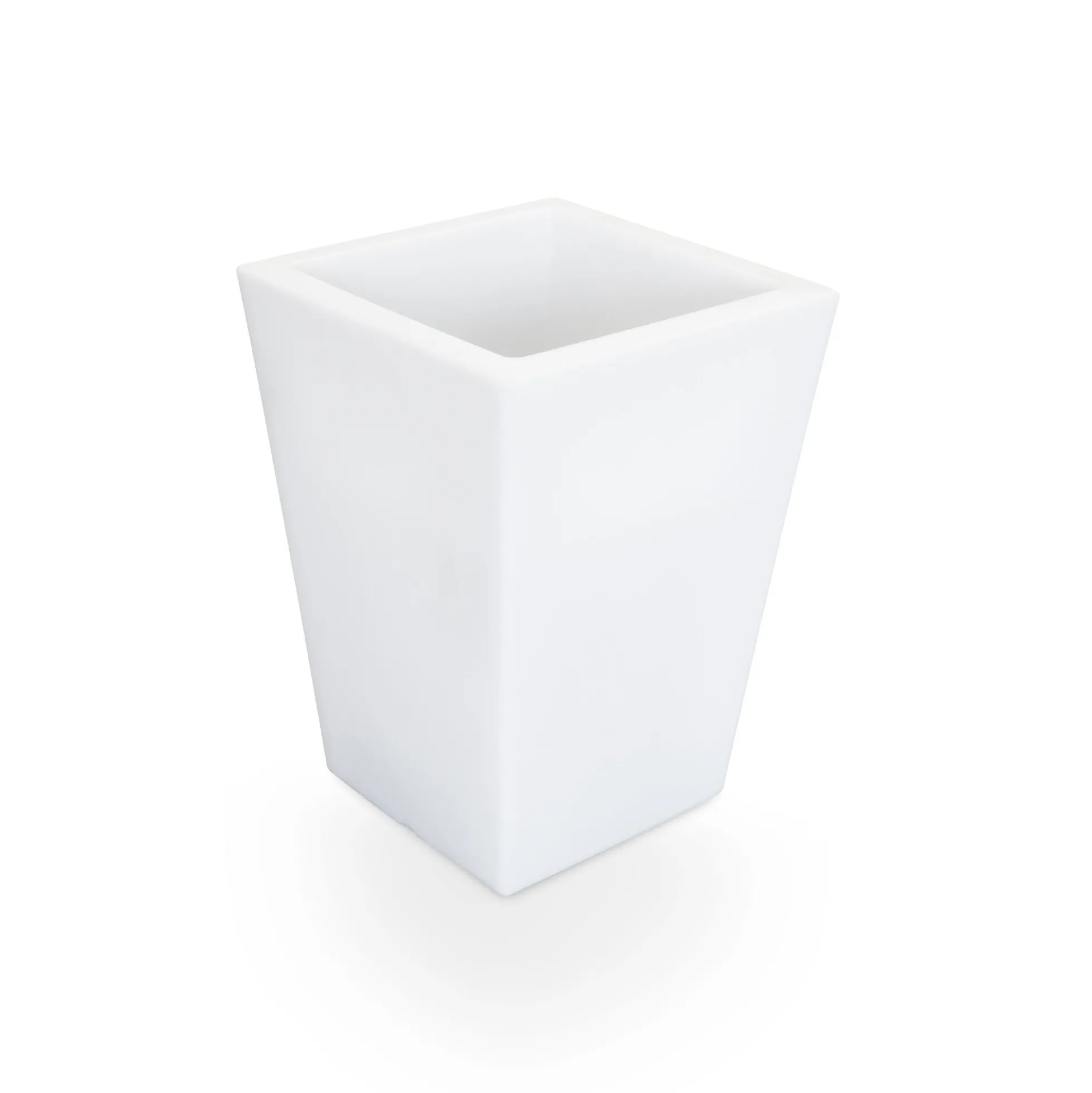 Macetero cuadrado LED RGBW - 12W - Recargable - Mando a distancia