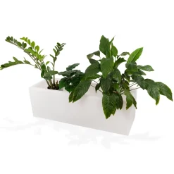 Macetero rectangular LED RGBW - 24W - Recargable - Mando a distancia