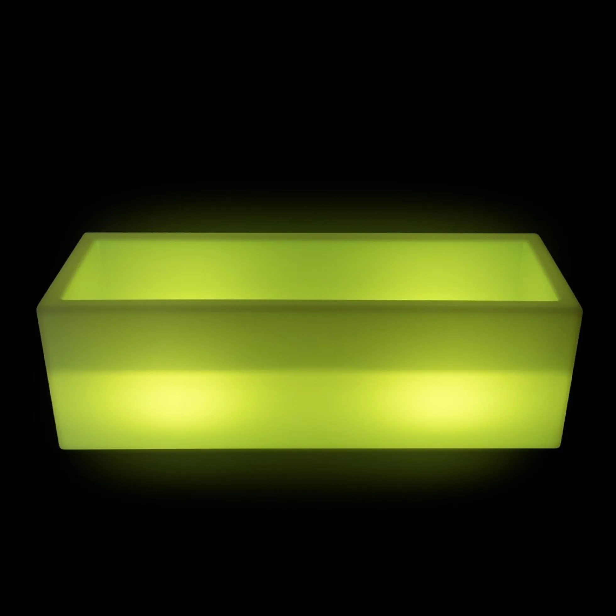 Macetero rectangular LED RGBW - 24W - Recargable - Mando a distancia