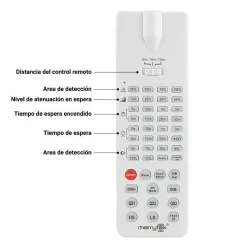 Mando a distancia IR Merrytek para sensor de campanas LED industriales