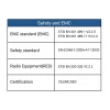 Mando a distancia LED monocolor / CCT / RGB / RGBW / RGB + CCT - 8 zonas / 8 escenas - SK-RS10 - Skydance