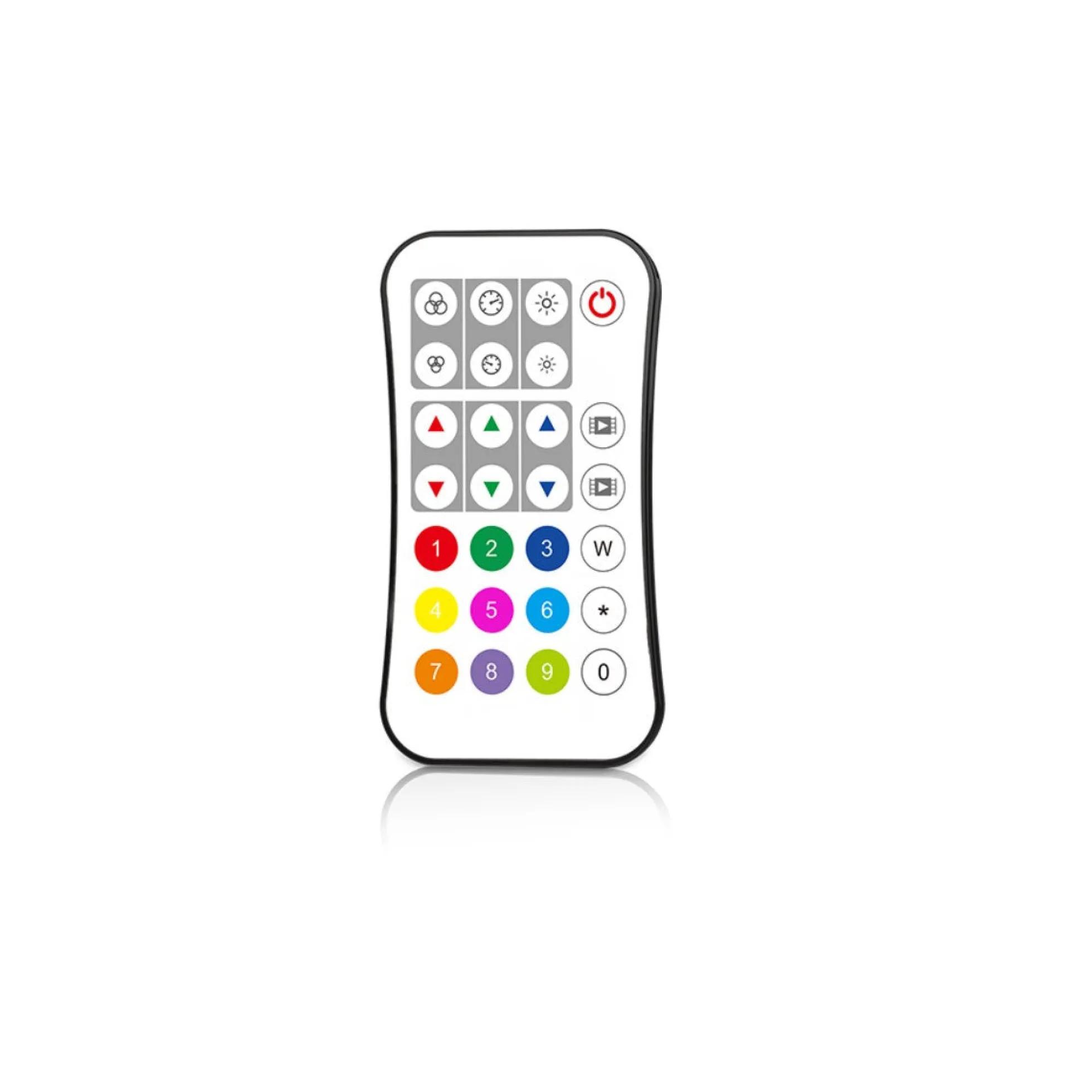 Mando a distancia para controlador de tiras LED IC RGB/RGBW SPI - 1 Zona - RF 2.4G