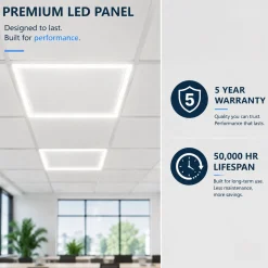 Marco luminoso LED LUX FRAME - 46W - 4000K - 60x60 cm - IP40 - 3600lm