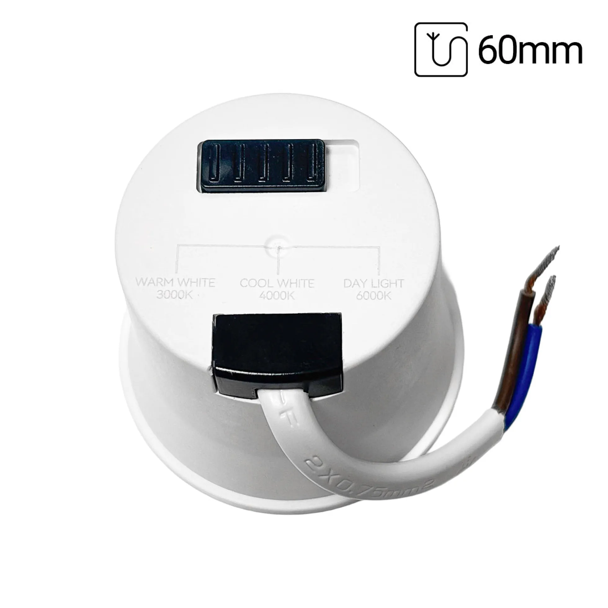 Módulo LED CCT para aro downlight MR16 - 7W - 650lm - CRI 80