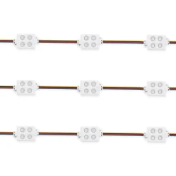 Módulo LED cuadrado para rótulos RGB - 0.96W - 12V DC - IP65 - 120º