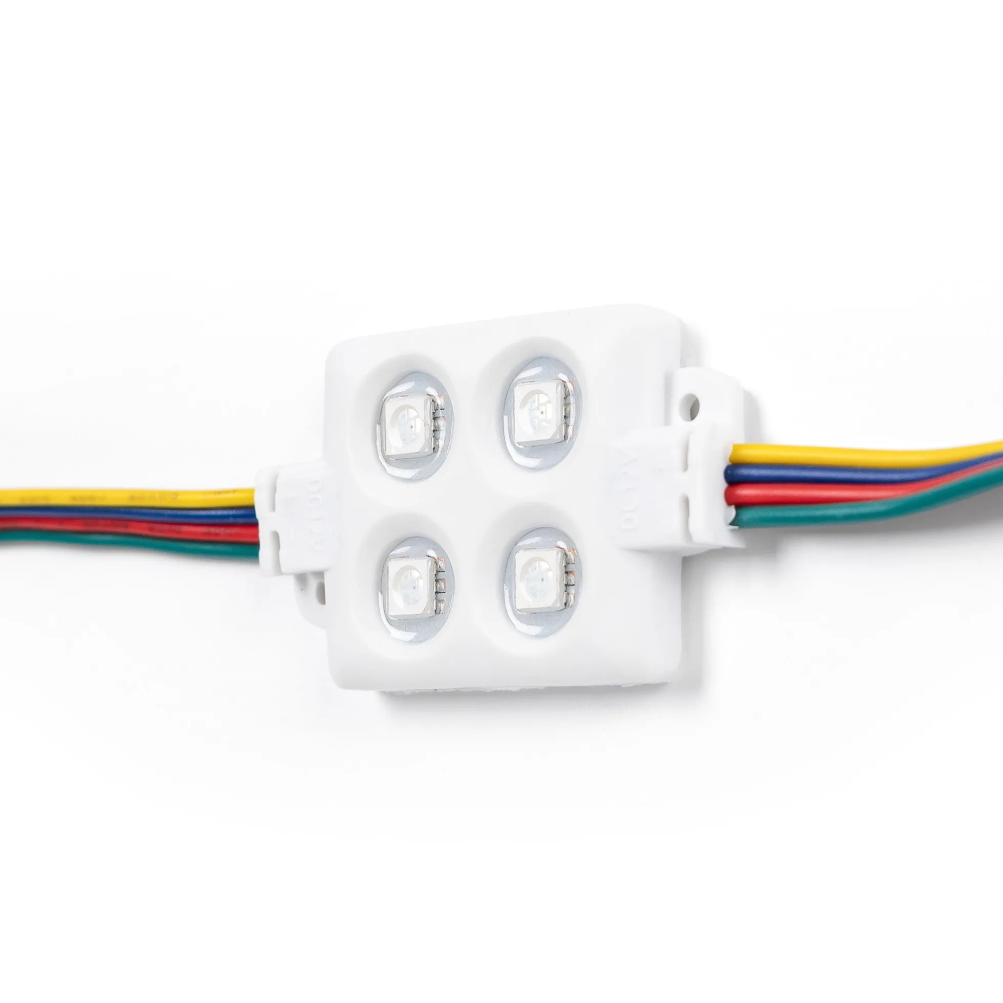 Módulo LED cuadrado para rótulos RGB - 0.96W - 12V DC - IP65 - 120º