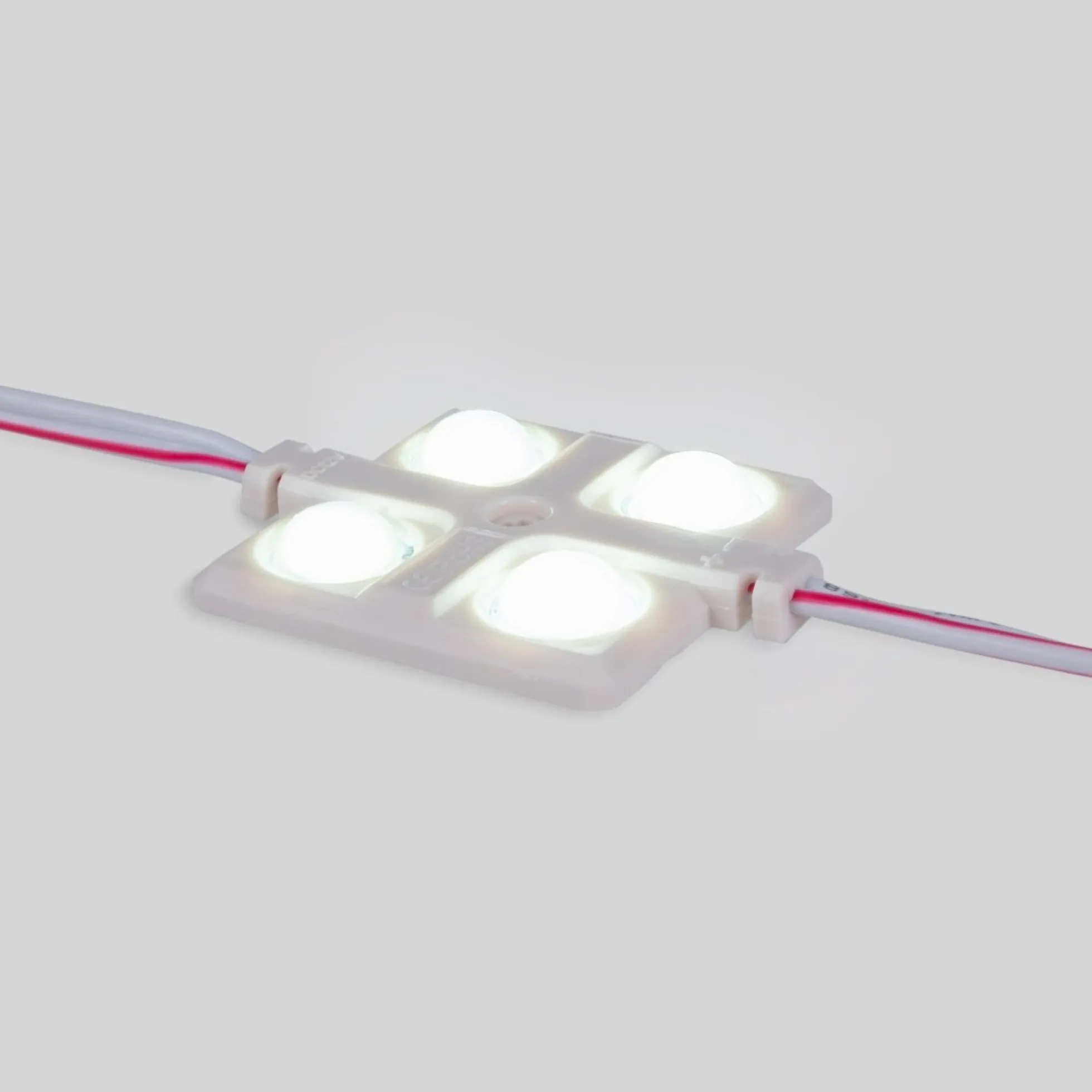 Módulo LED cuadrado para rótulos - 2W - 12V - IP65 - 160º